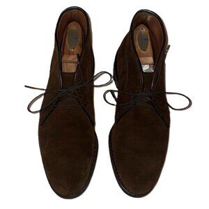 Allen Edmonds Malvern Dark Brown Suede Leather Chukka Ankle Boots 8 D